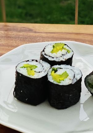 お弁当にも☆大葉とつぼ漬けの細巻-レシピのメイン写真