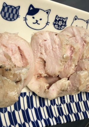 むね肉でもしっとり柔らか　簡単鶏ハム-レシピのメイン写真