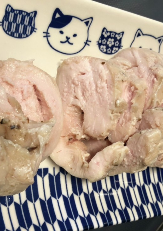 むね肉でもしっとり柔らか　簡単鶏ハム-レシピのメイン写真