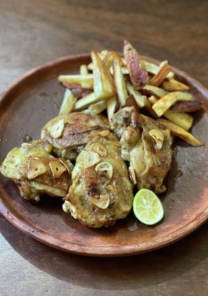 バター醤油風味のチキンステーキ♪-レシピのメイン写真