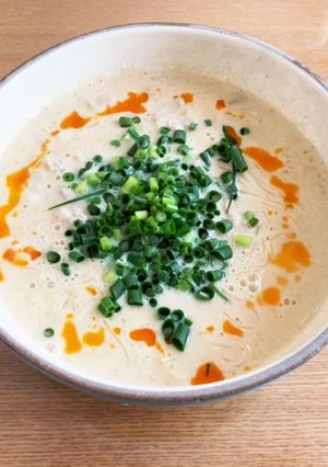 豆乳坦々麺風にゅうめん-レシピのメイン写真