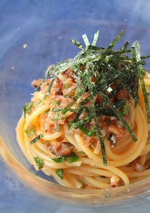 イワシと明太子の冷製パスタ-レシピのメイン写真