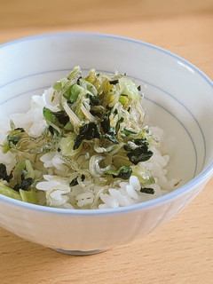 チンゲン菜とじゃこのふりかけ-レシピのメイン写真