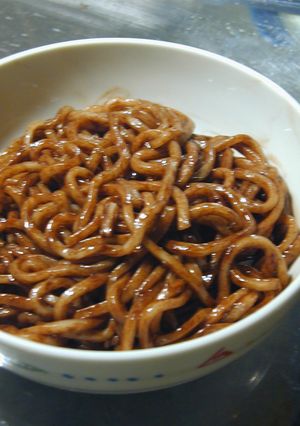 チョコうどん-レシピのメイン写真