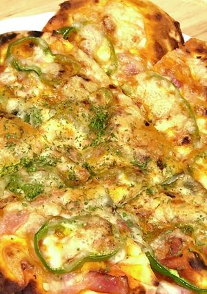 簡単☆グリルで10分♬餃子の皮のピザ-レシピのメイン写真