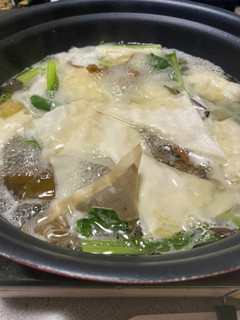 すり身で、ワンタン鍋-レシピのメイン写真