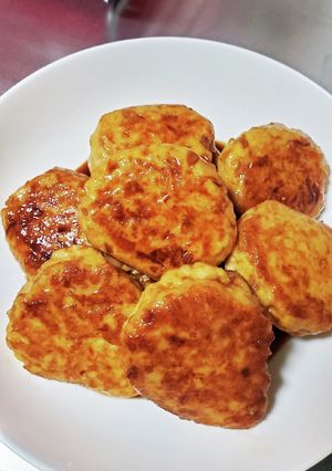 節約❢ほぼ豆腐w鶏胸ハンバーグ-レシピのメイン写真