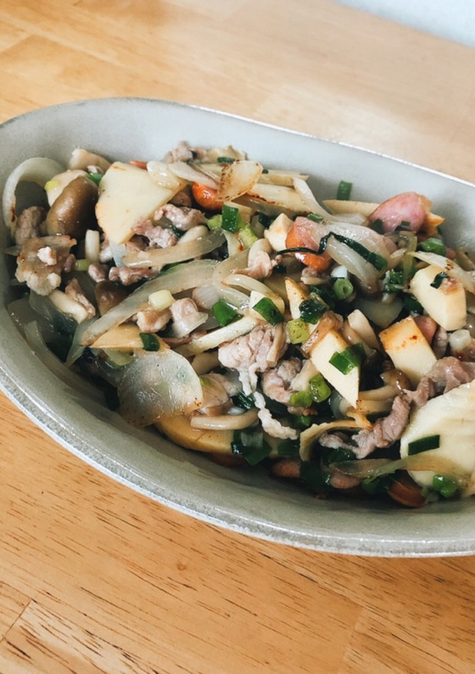 豚肉と筍の中華炒め-レシピのメイン写真