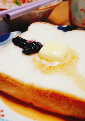 ★3種の味!パンケーキ風トースト★-レシピのメイン写真