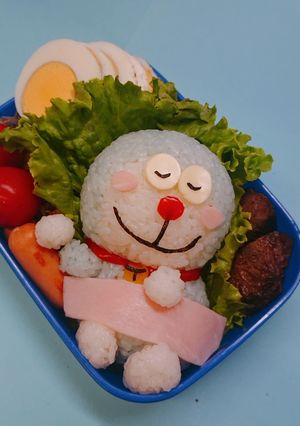 すやすや☆お昼寝 ドラえもん キャラ弁-レシピのメイン写真