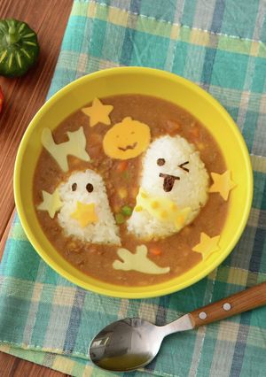 チーズハロウィンデコカレー-レシピのメイン写真
