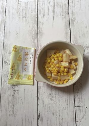 笹だよりバターコーン♡-レシピのメイン写真