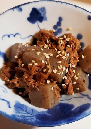 こんにゃくの常備菜（ダイエット）-レシピのメイン写真