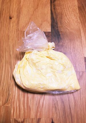 【ポリ袋】揉む卵サラダ-レシピのメイン写真