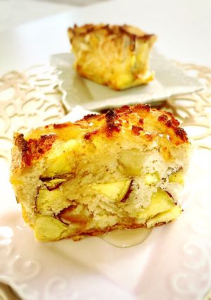 罪悪感ゼロ♪りんごとおさつのケーキ♡-レシピのメイン写真