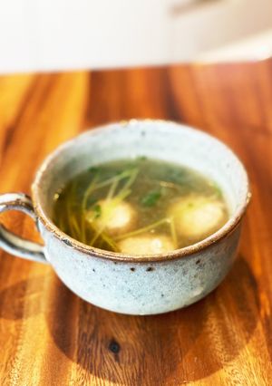子供絶賛つみれと豆苗のスープがおいしい♪-レシピのメイン写真
