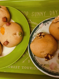 枝豆チーズベーコンパンとくるみあんぱん-レシピのメイン写真