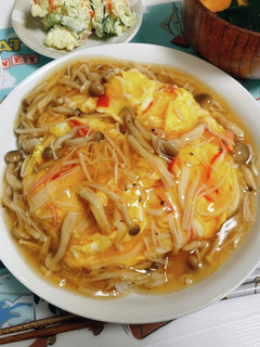 きのこたっぷり天津飯-レシピのメイン写真