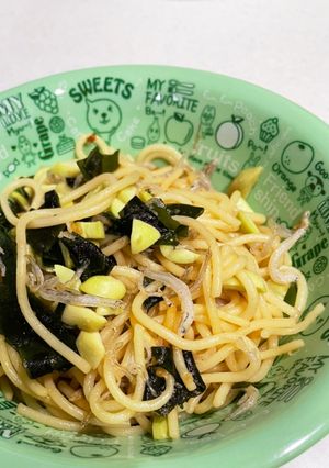 簡単☆枝豆じゃこのバター醤油パスタ-レシピのメイン写真