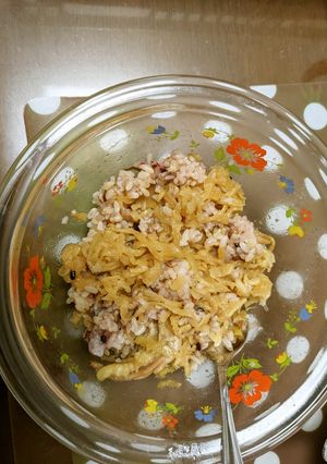 鶏せせりと切り干し大根丼-レシピのメイン写真