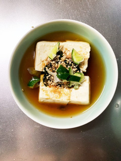 全てレンジすだちポン酢でフレッシュ湯豆腐-レシピのメイン写真