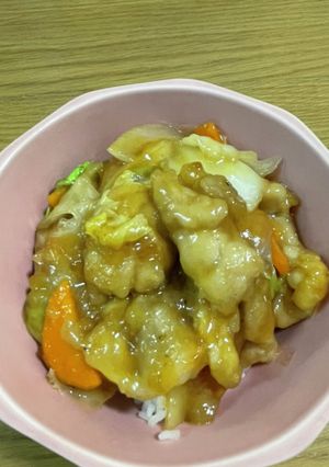もも肉で簡単中華丼-レシピのメイン写真