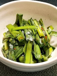 ニラの醤油漬け(ラーメンスープで!)-レシピのメイン写真