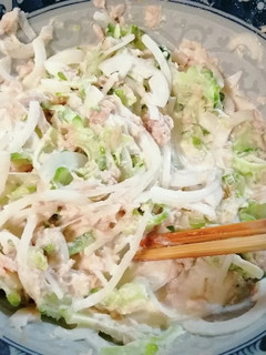 ゴーヤツナサラダ 蜂蜜で苦味なし子供OK-レシピのメイン写真