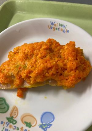 【保育園給食】鮭の人参ソース焼き-レシピのメイン写真