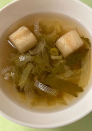 【保育園給食】梅しそ風味汁-レシピのメイン写真