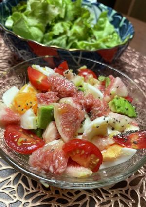 無花果サラダ-レシピのメイン写真
