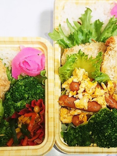 【夫婦弁当123】鯵フライとオニオン和え-レシピのメイン写真