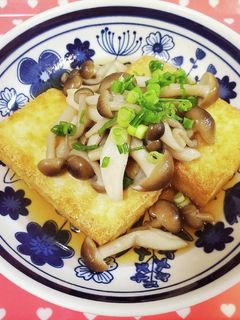 簡単時短*厚揚げきのこソテー-レシピのメイン写真