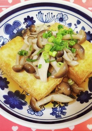 簡単時短*厚揚げきのこソテー-レシピのメイン写真