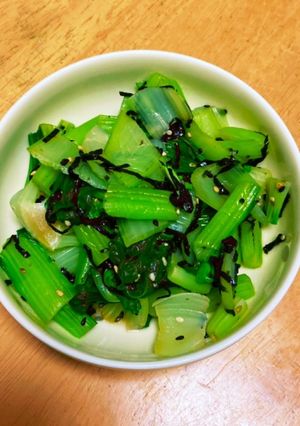 青梗菜のノリ胡麻あえ-レシピのメイン写真