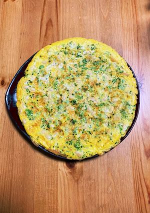 ブロッコリーと大豆の洋風卵焼き-レシピのメイン写真