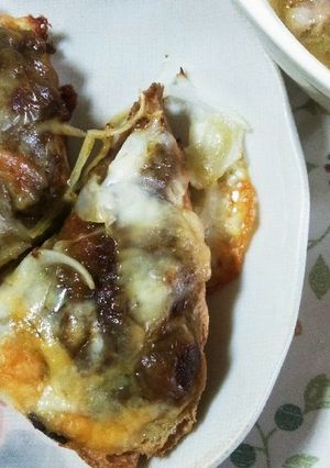 74フランスパン、食パンでカレートースト-レシピのメイン写真