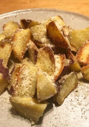 塩ペッパーチーズ味のさつまいもの揚げ焼き-レシピのメイン写真