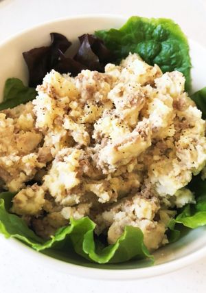 肉そぼろリメイク！ごちそうポテトサラダ！-レシピのメイン写真