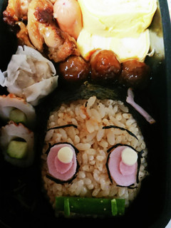 キャラ弁~鬼滅の刃~禰豆子弁当-レシピのメイン写真