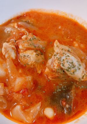 チキンの簡単トマト煮込み-レシピのメイン写真