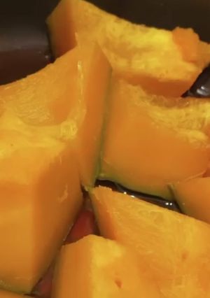 材料3つで簡単に美味しいかぼちゃ煮物-レシピのメイン写真