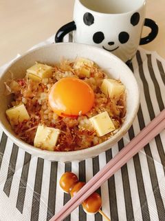 簡単☆ベビーチーズdeめちゃ旨卵かけご飯-レシピのメイン写真