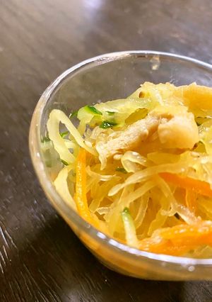 金糸瓜の酢の物/七尾市学校給食-レシピのメイン写真