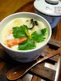 牡蠣の茶碗蒸し-レシピのメイン写真