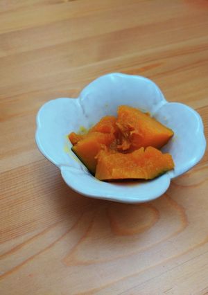 味しみしみ！レンジでかぼちゃの煮物＊-レシピのメイン写真