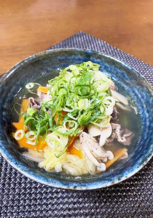 すぐできる♡麺の野菜かけ汁-レシピのメイン写真