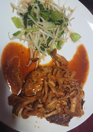 煮込みハンバーグ-レシピのメイン写真