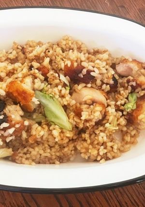 簡単・冷凍唐揚げの炒め飯-レシピのメイン写真