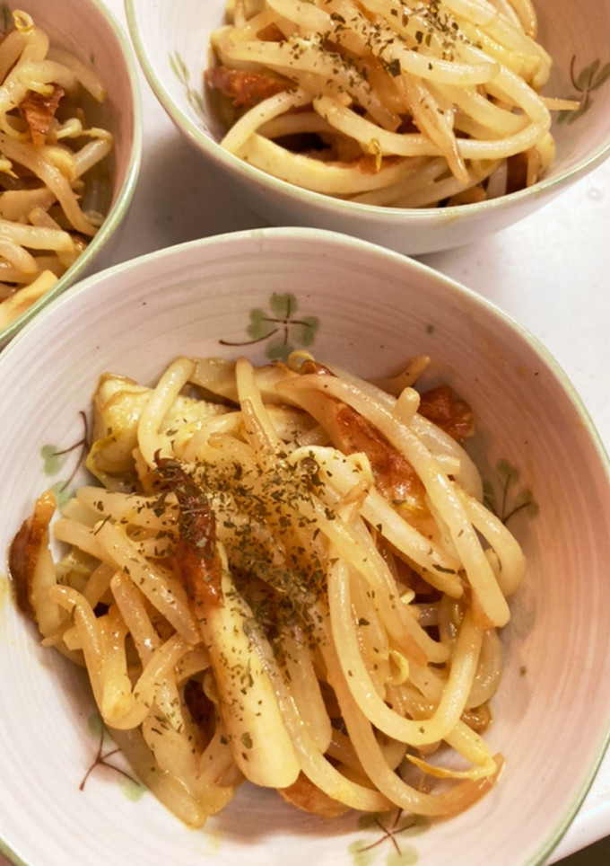 モヤシとちくわのカレーマヨ炒め-レシピのメイン写真